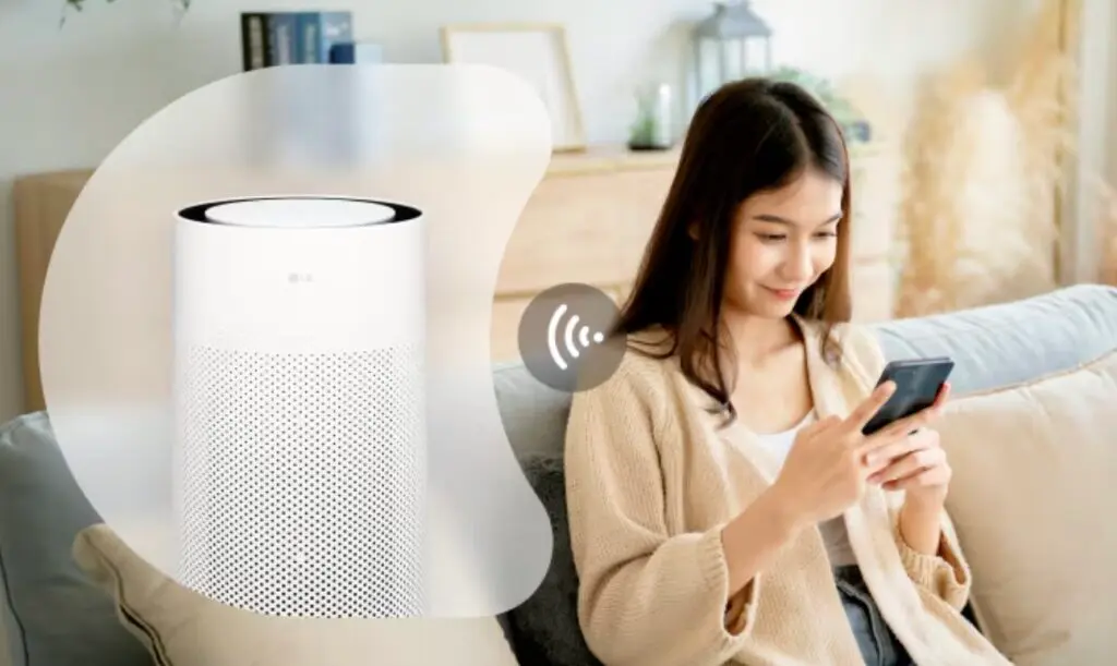 LG ThinQ app control