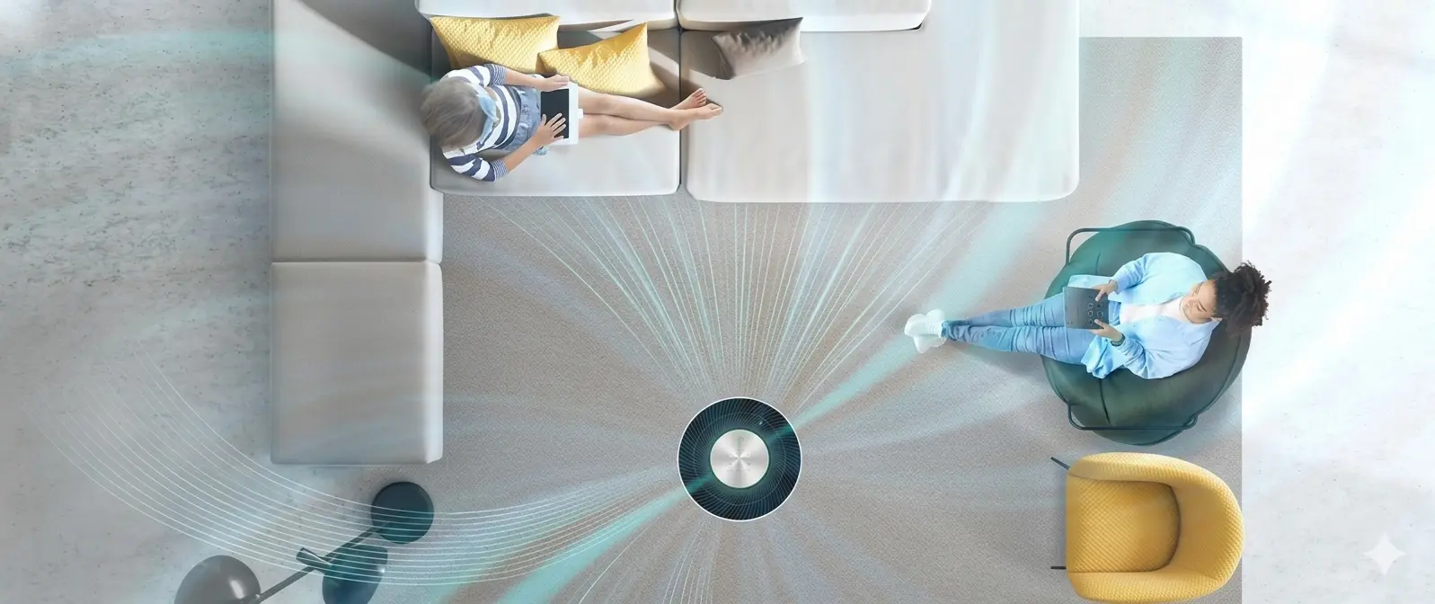 Purify the air all around you