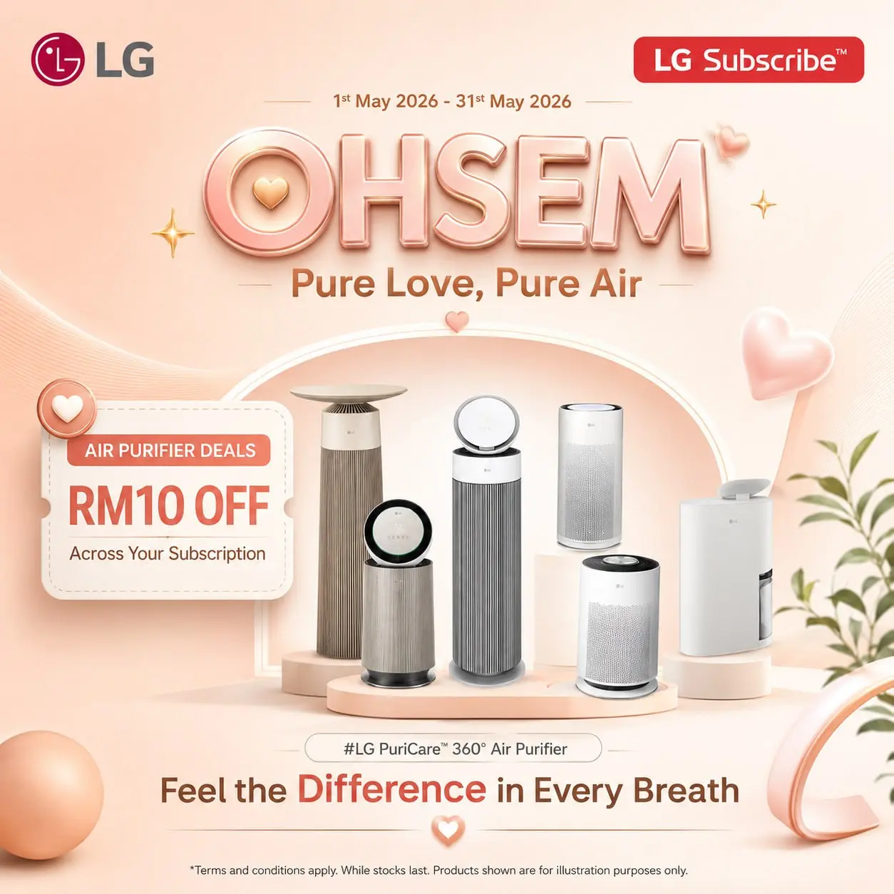LG Subscribe May 2026 Promotion