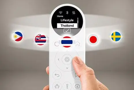 LG Massage Recliner international massage programs including Thai, Swedish, Japanese styles