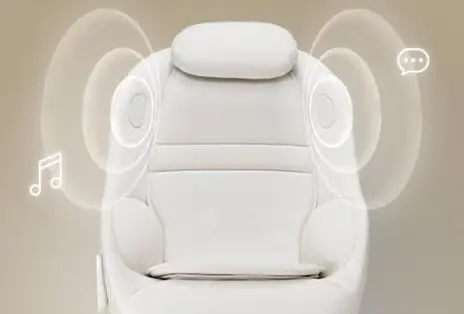 LG Massage Recliner built-in bluetooth speaker for music and entertainment