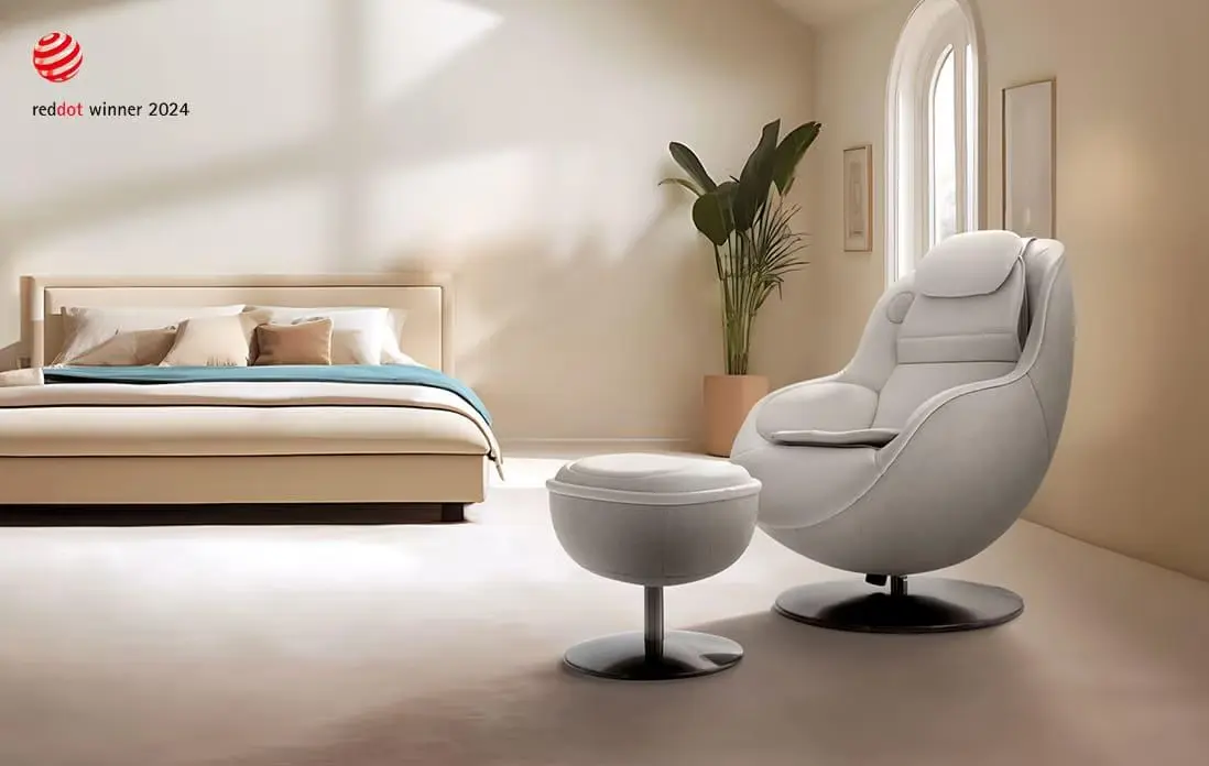LG Massage Recliner elegant design fitting modern living room interior 2